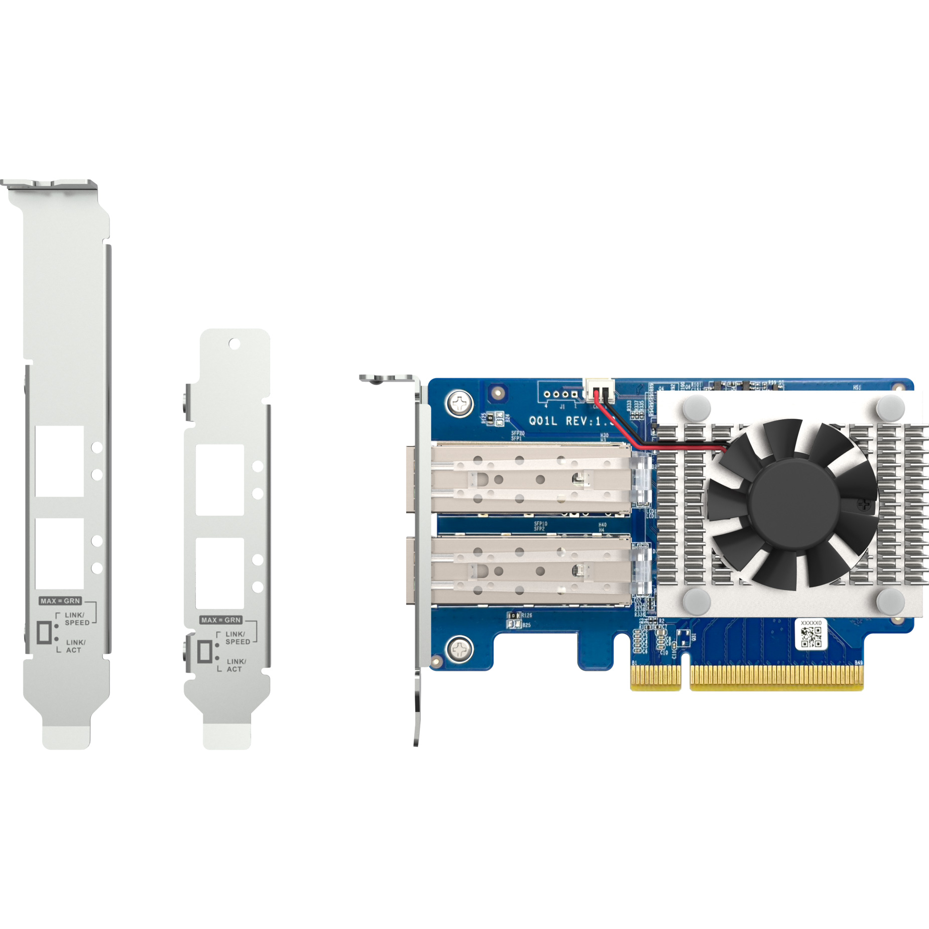 Сетевая карта QNAP QXG-10G2SF-NXE 2x10G SFP+, PCI Express x8