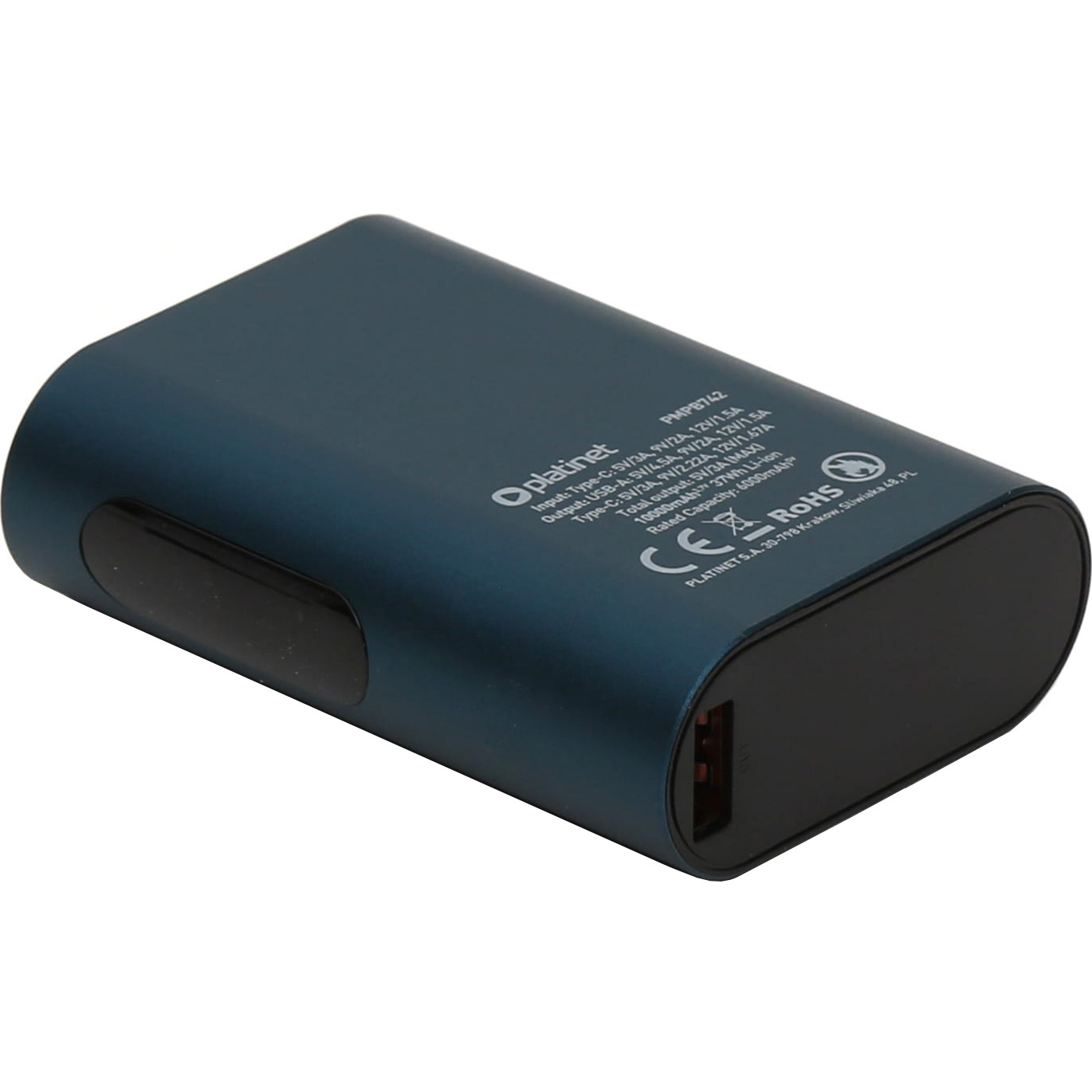 Повербанк PLATINET Powerbank PD20W 22.5W 10000mAh Blue (PMPB742BL)