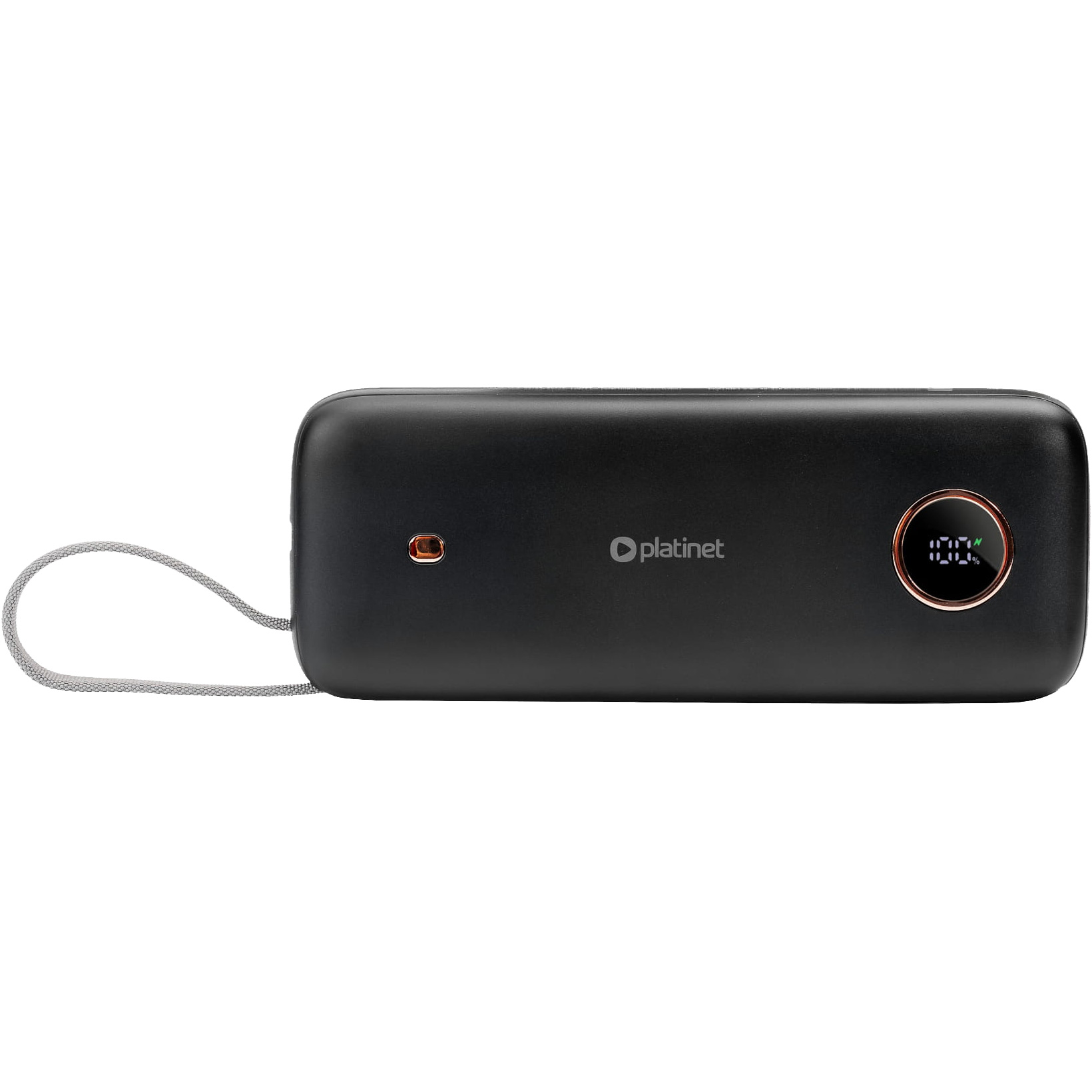Повербанк PLATINET Powerbank w/Type-C cable, QC, PD 70W 20000mAh Black (PMPB2070)