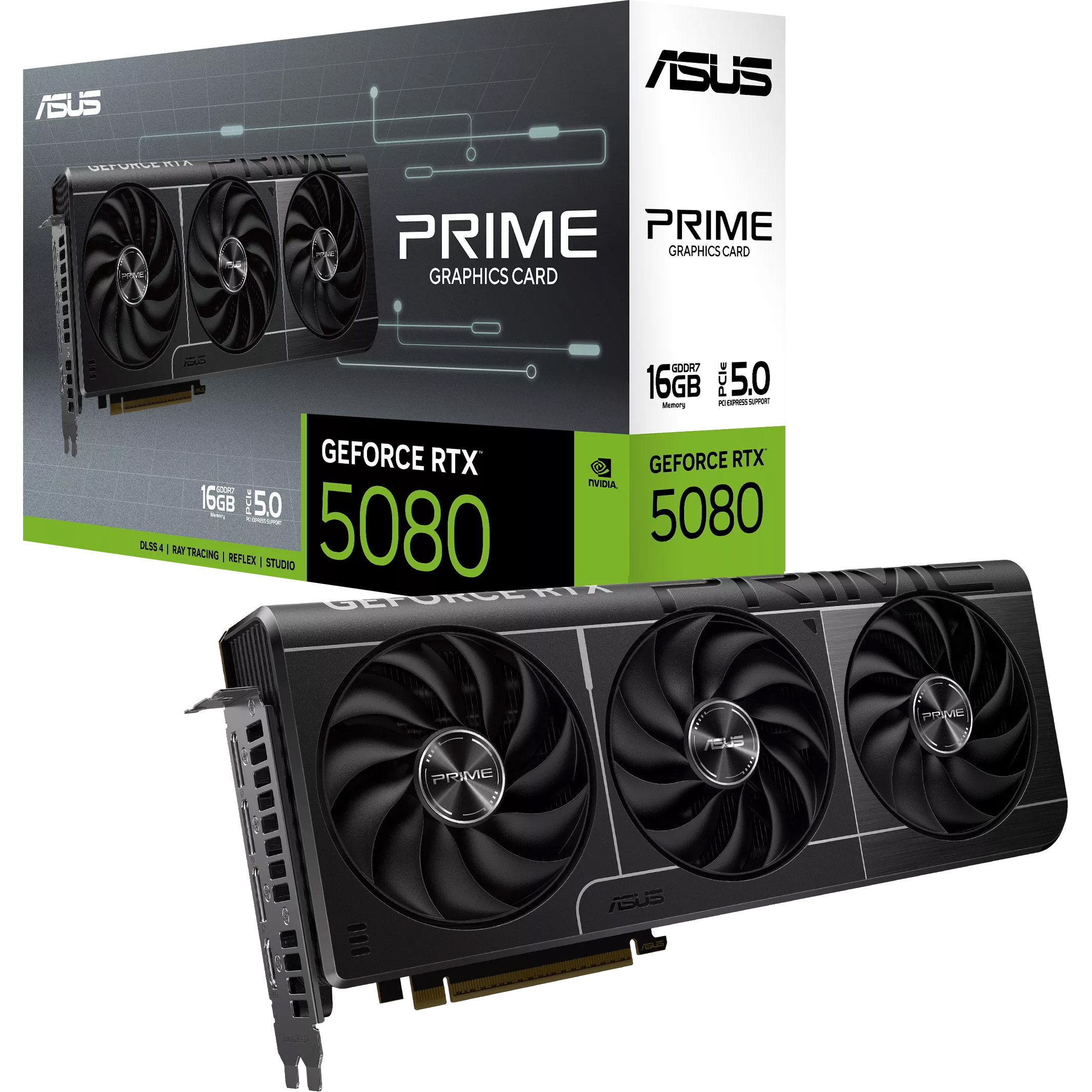Відеокарта ASUS Prime GeForce RTX 5080 16GB GDDR7 (PRIME-RTX5080-16G)