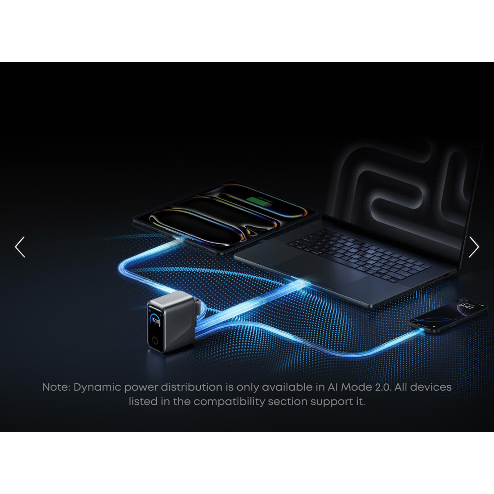 Зарядний пристрій ANKER GaN Prime Charger 3xUSB-C PD3.1 with Display Silver (A2687341)