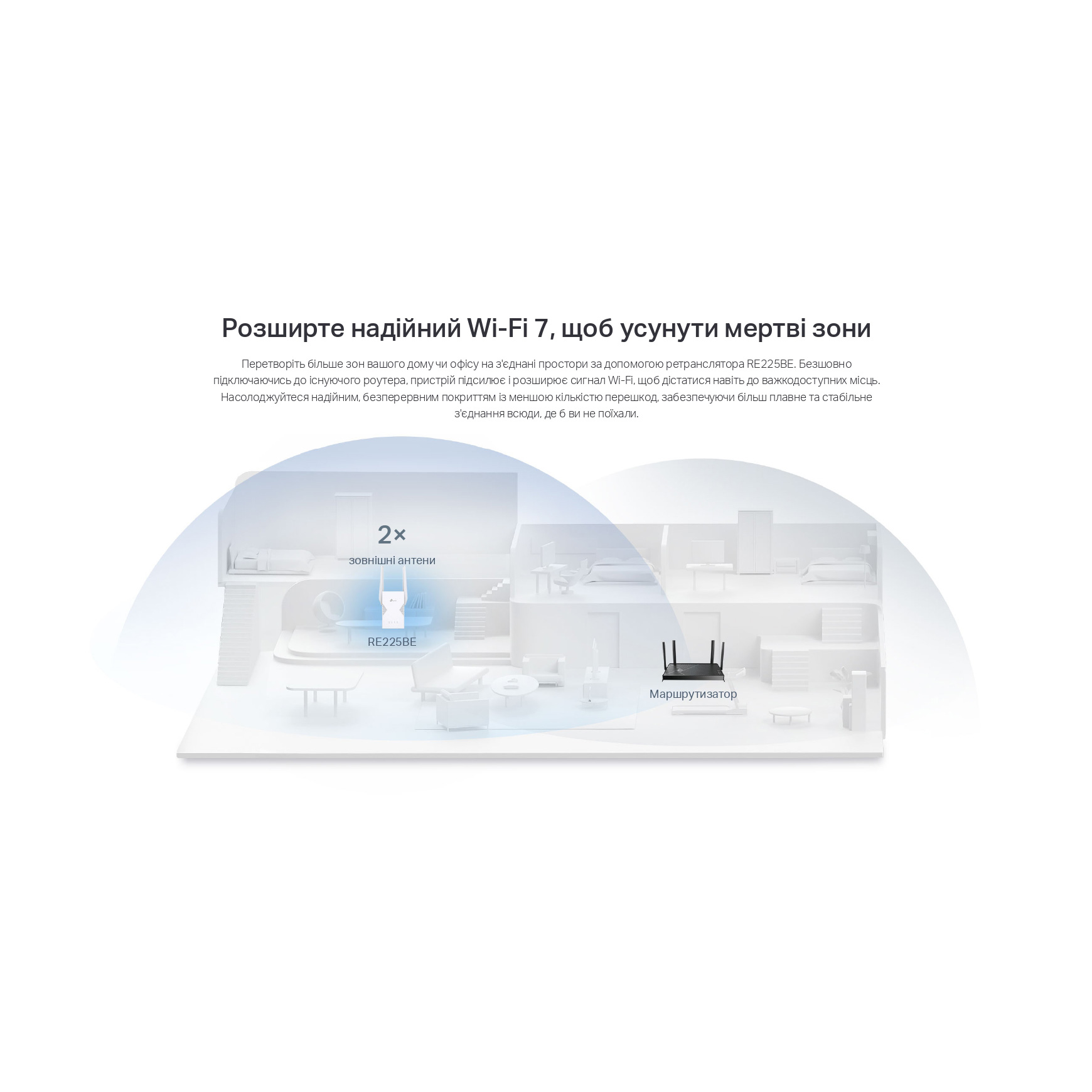 Wi-Fi репитер TP-LINK RE225BE