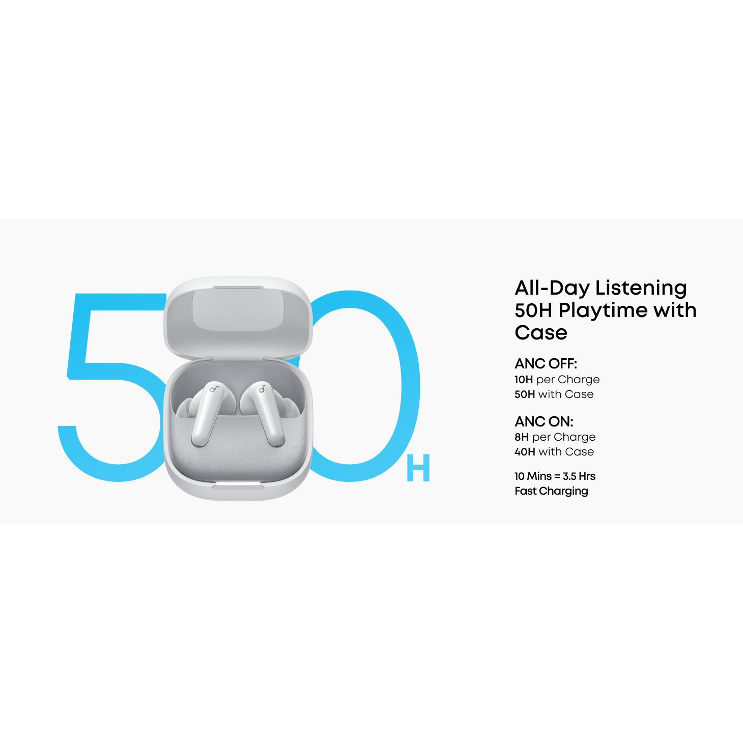 Наушники ANKER SoundCore R60i NC White (D1202G21)