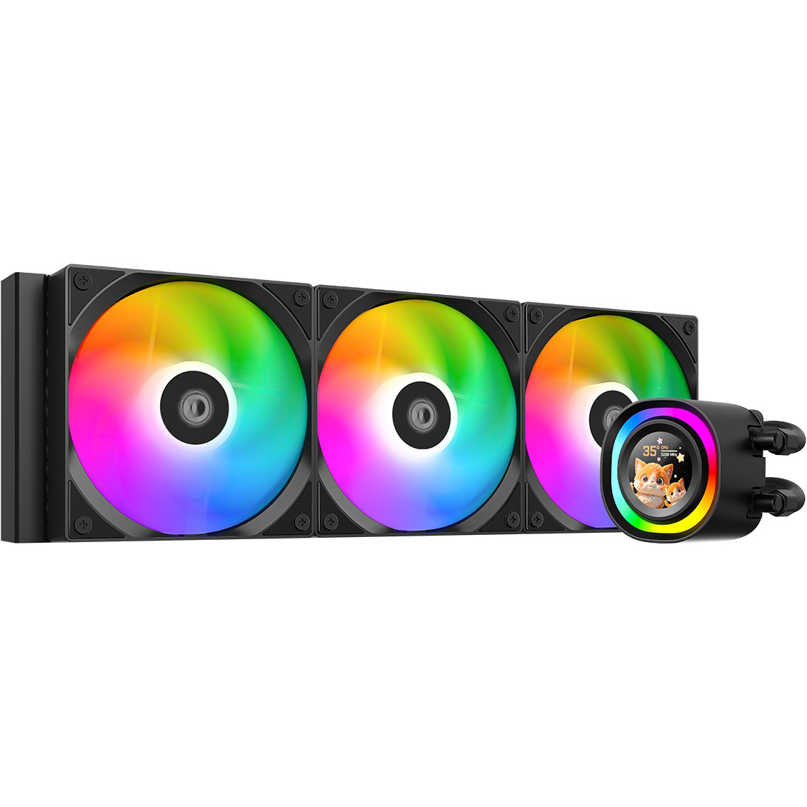 Система водяного охлаждения ID-COOLING FX360 LCD Black