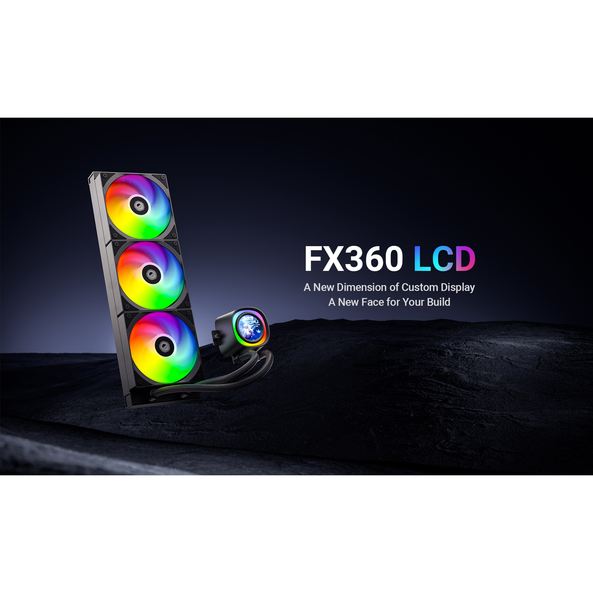 Система водяного охлаждения ID-COOLING FX360 LCD Black