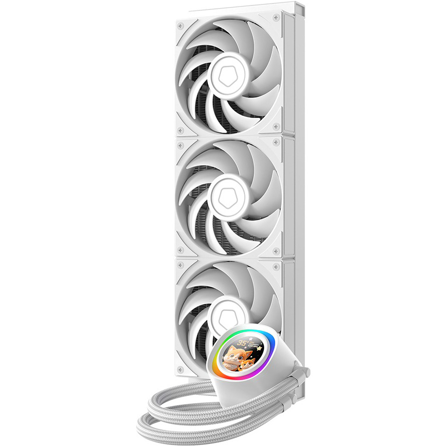 Система водяного охолодження ID-COOLING FX360 LCD PE White