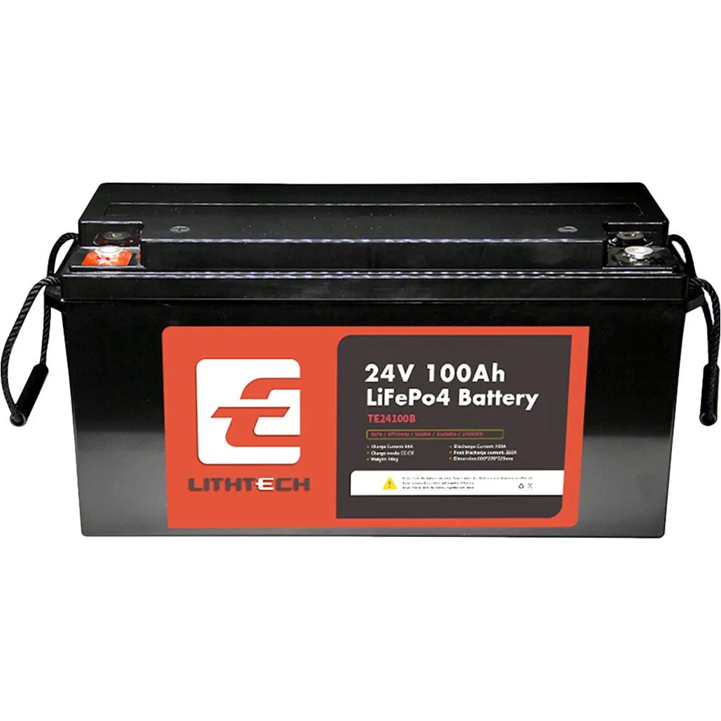 Акумуляторна батарея LITHTECH LiFePO4 TE24100B (25.6В, 100Агод)
