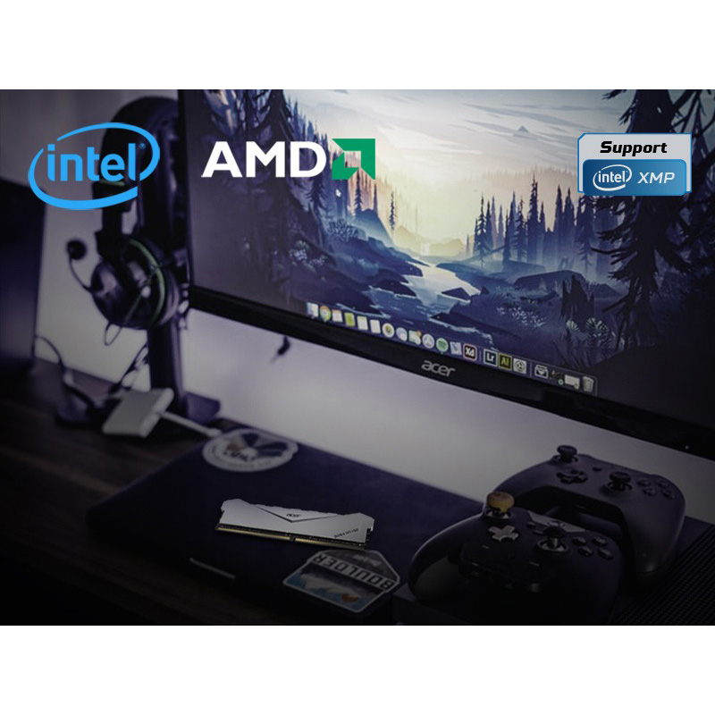 Модуль памяти ACER HT100 DDR4 3200MHz 8GB Silver