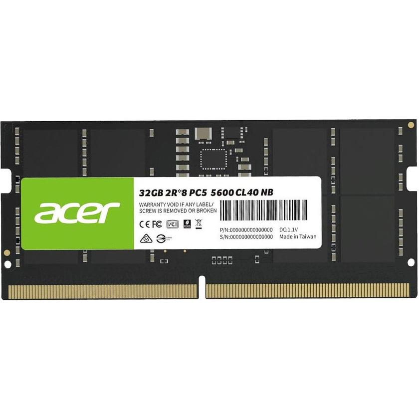 Модуль пам'яті ACER SD200 SO-DIMM DDR5 5600MHz 32GB