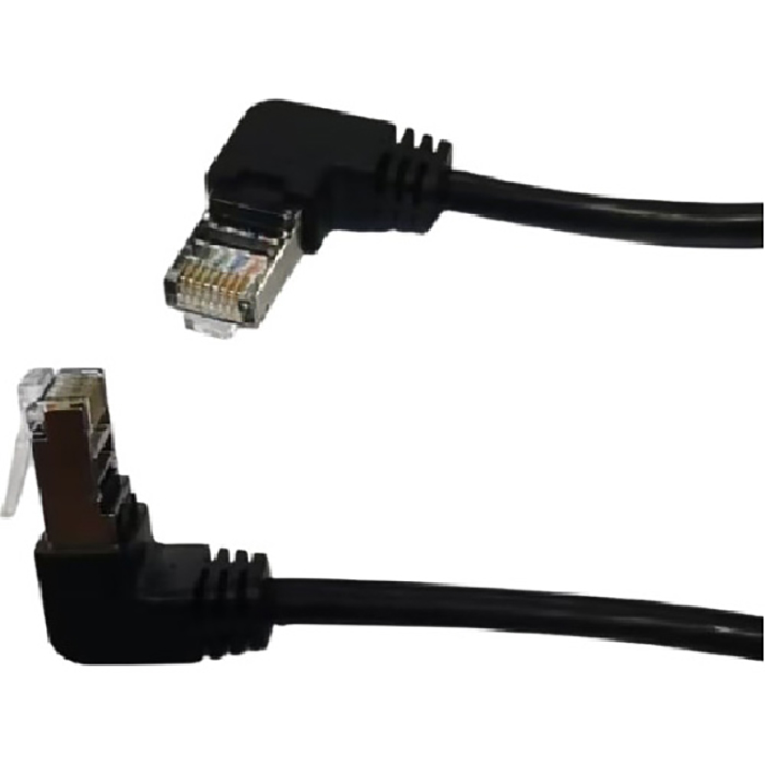 Патч-корд VOLTRONIC F/UTP Cat.5e CU 0.65м Black (PCM-FTP-CU-5E/28/0.65B)