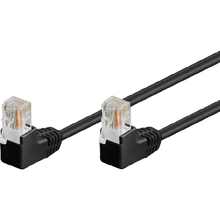 Патч-корд VOLTRONIC F/UTP Cat.5e CU 0.93м Black (PCM-FTP-CU-5E/28/0.93B)