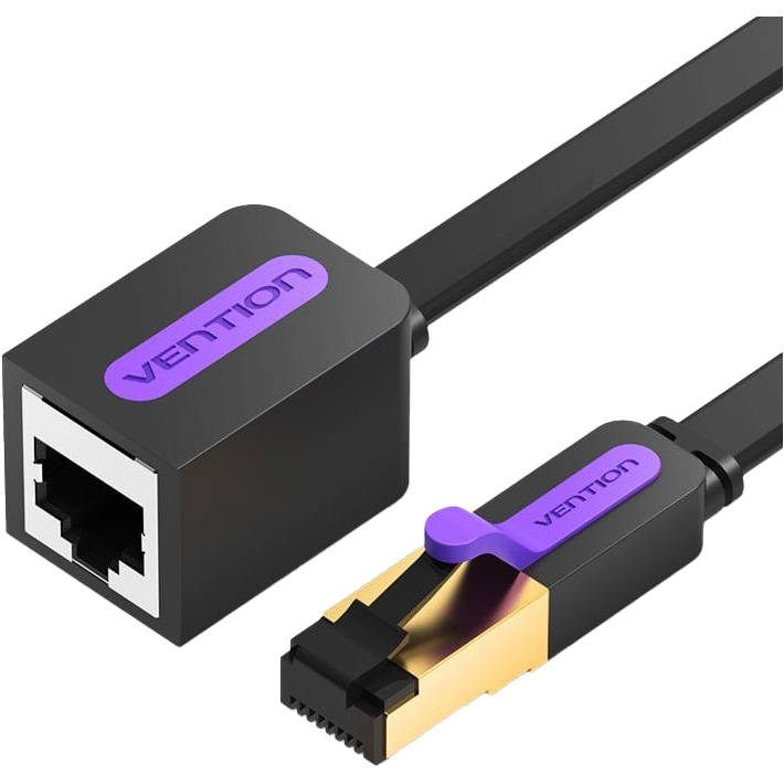 Патч-корд подовжувач VENTION F/UTP Cat.7 CU 1м Black (ICBBF)