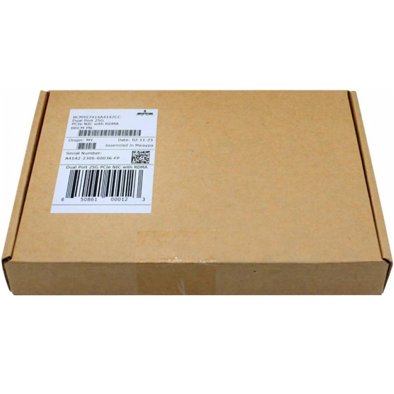 Мережева карта BROADCOM NetXtreme P225p 2x25G SFP28, PCI Express x8