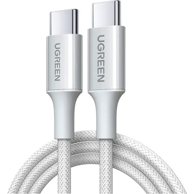 Кабель UGREEN USB-C to USB-C 100W 2м White (35221)