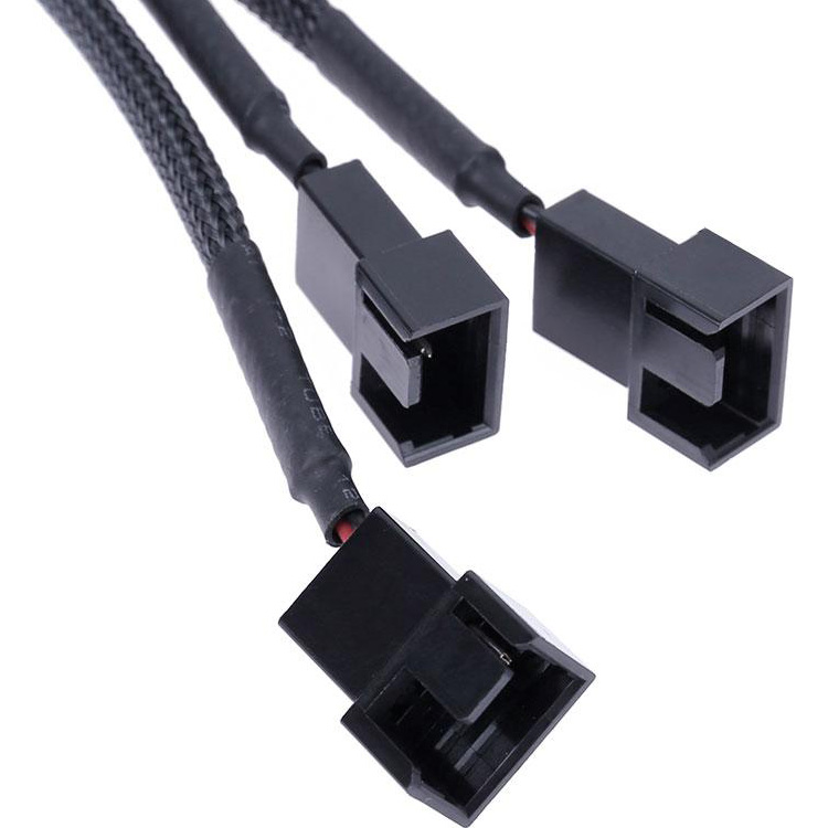Кабель-розгалужувач для вентиляторів Molex (M) → 3x3-pin (F)