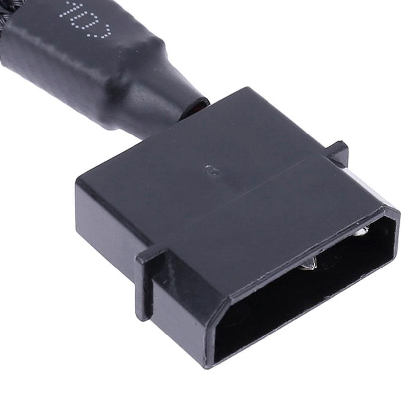 Кабель-розгалужувач для вентиляторів Molex (M) → 3x3-pin (F)