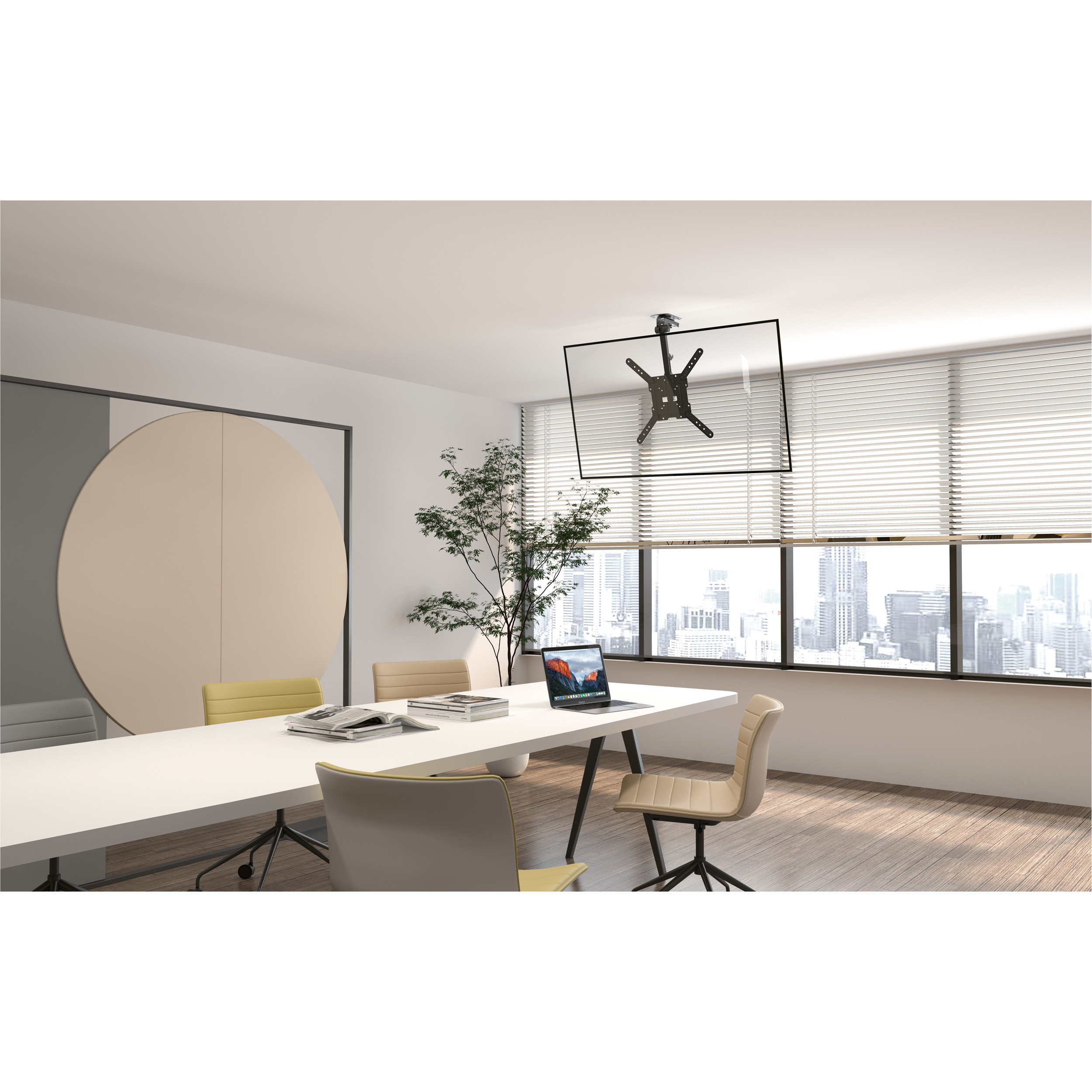 Крепление потолочноедля ТВ GEMBIRD CM-55ST-01 23"-55" Black