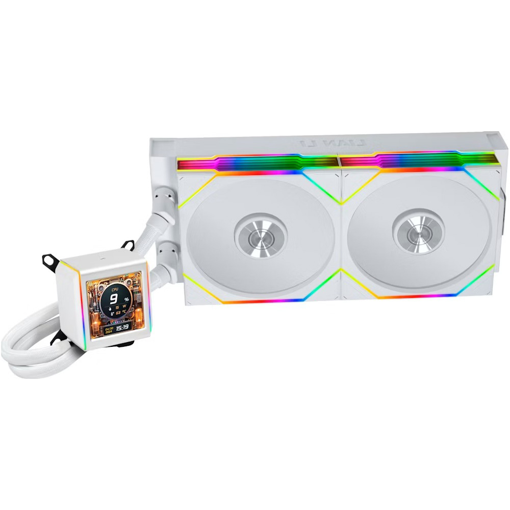 Система водяного охолодження LIAN LI Galahad II LCD TL Wireless 280 White (G89.GA2ALCD28TLW.00)
