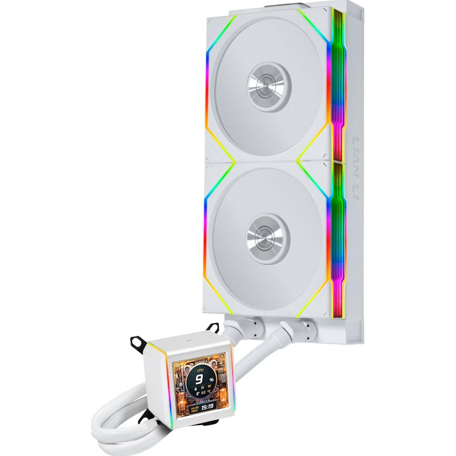 Система водяного охолодження LIAN LI Galahad II LCD TL Wireless 280 White (G89.GA2ALCD28TLW.00)