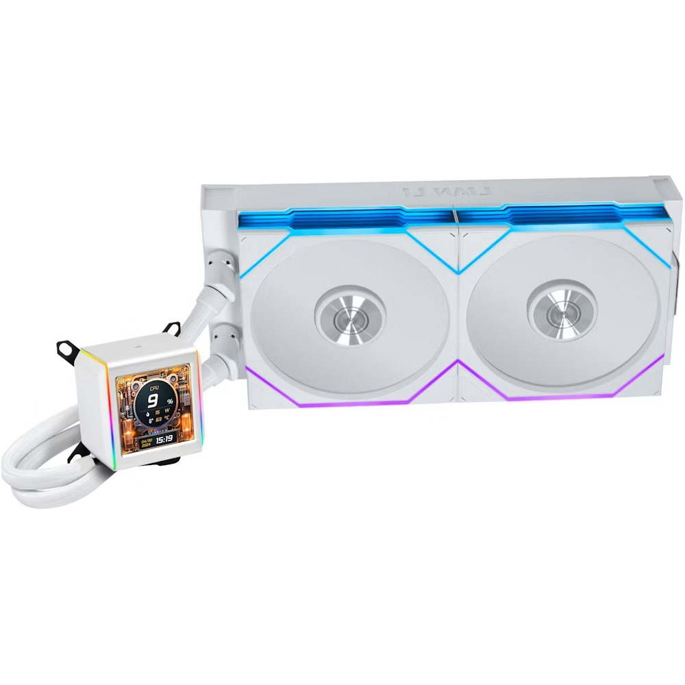 Система водяного охолодження LIAN LI Galahad II LCD TL Wireless 280 White (G89.GA2ALCD28TLW.00)