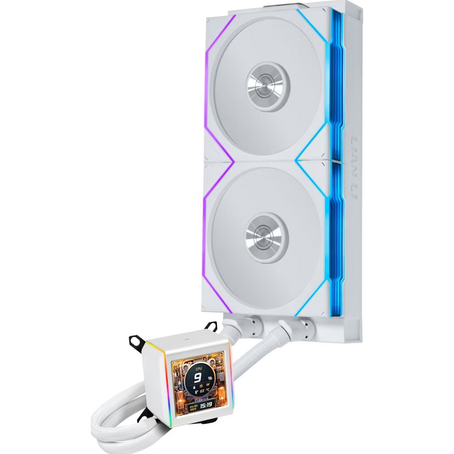 Система водяного охолодження LIAN LI Galahad II LCD TL Wireless 280 White (G89.GA2ALCD28TLW.00)