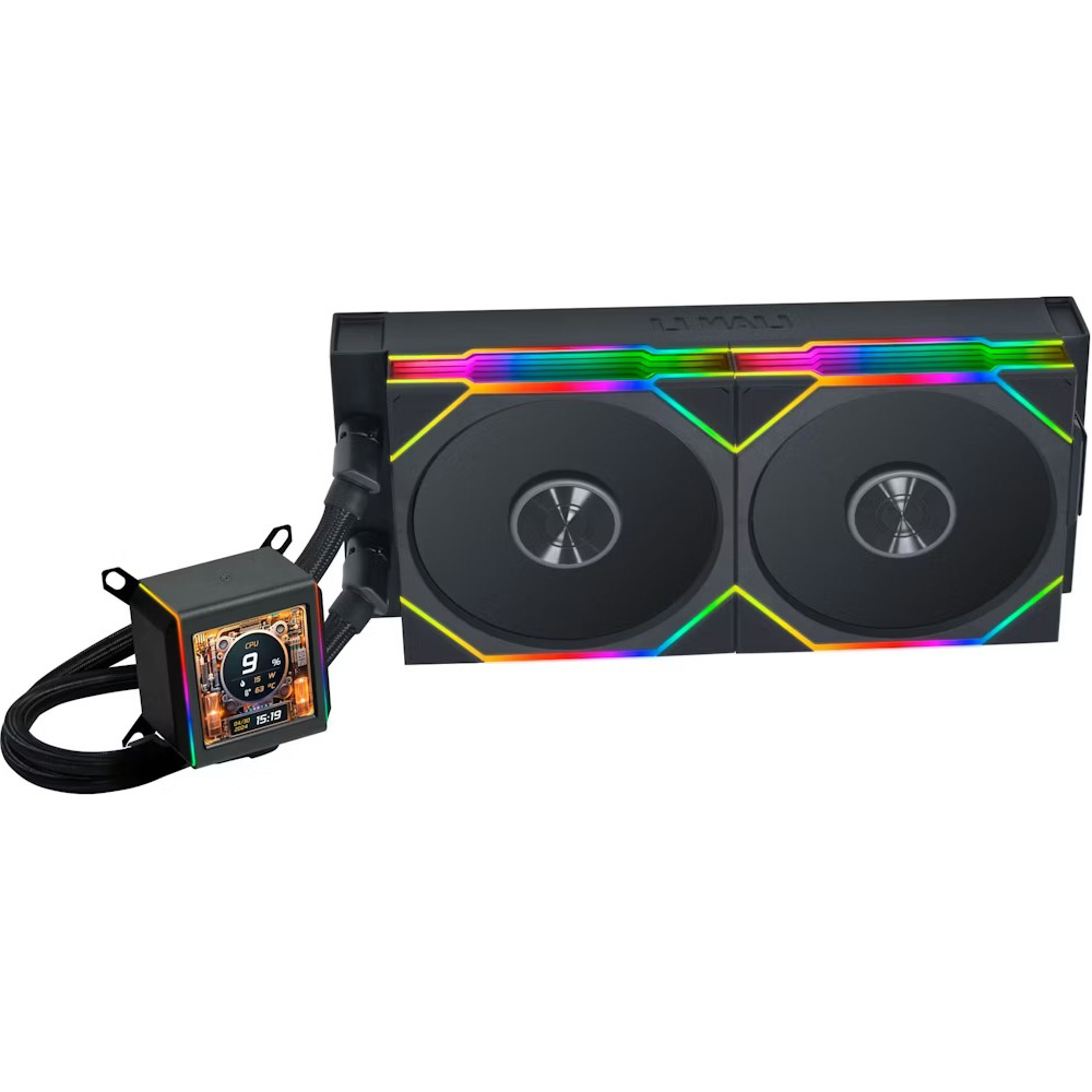 Система водяного охолодження LIAN LI Galahad II LCD TL Wireless 280 Black (G89.GA2ALCD28TLB.00)
