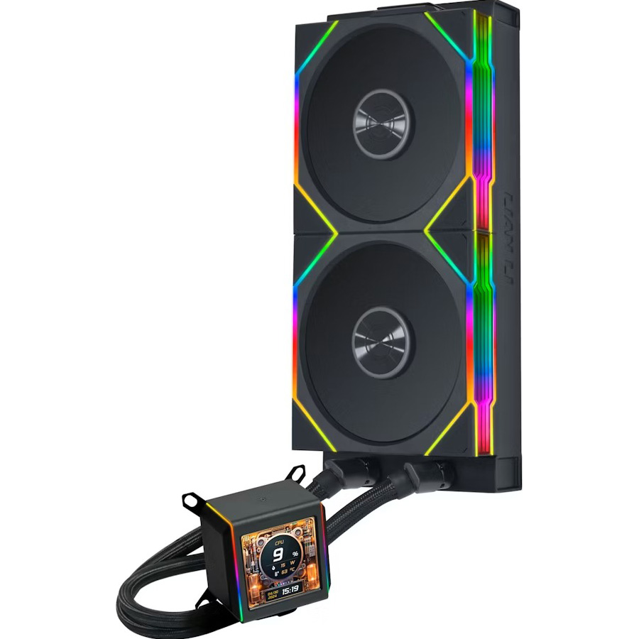 Система водяного охолодження LIAN LI Galahad II LCD TL Wireless 280 Black (G89.GA2ALCD28TLB.00)