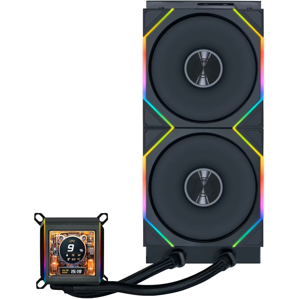 Система водяного охолодження LIAN LI Galahad II LCD TL Wireless 280 Black (G89.GA2ALCD28TLB.00)