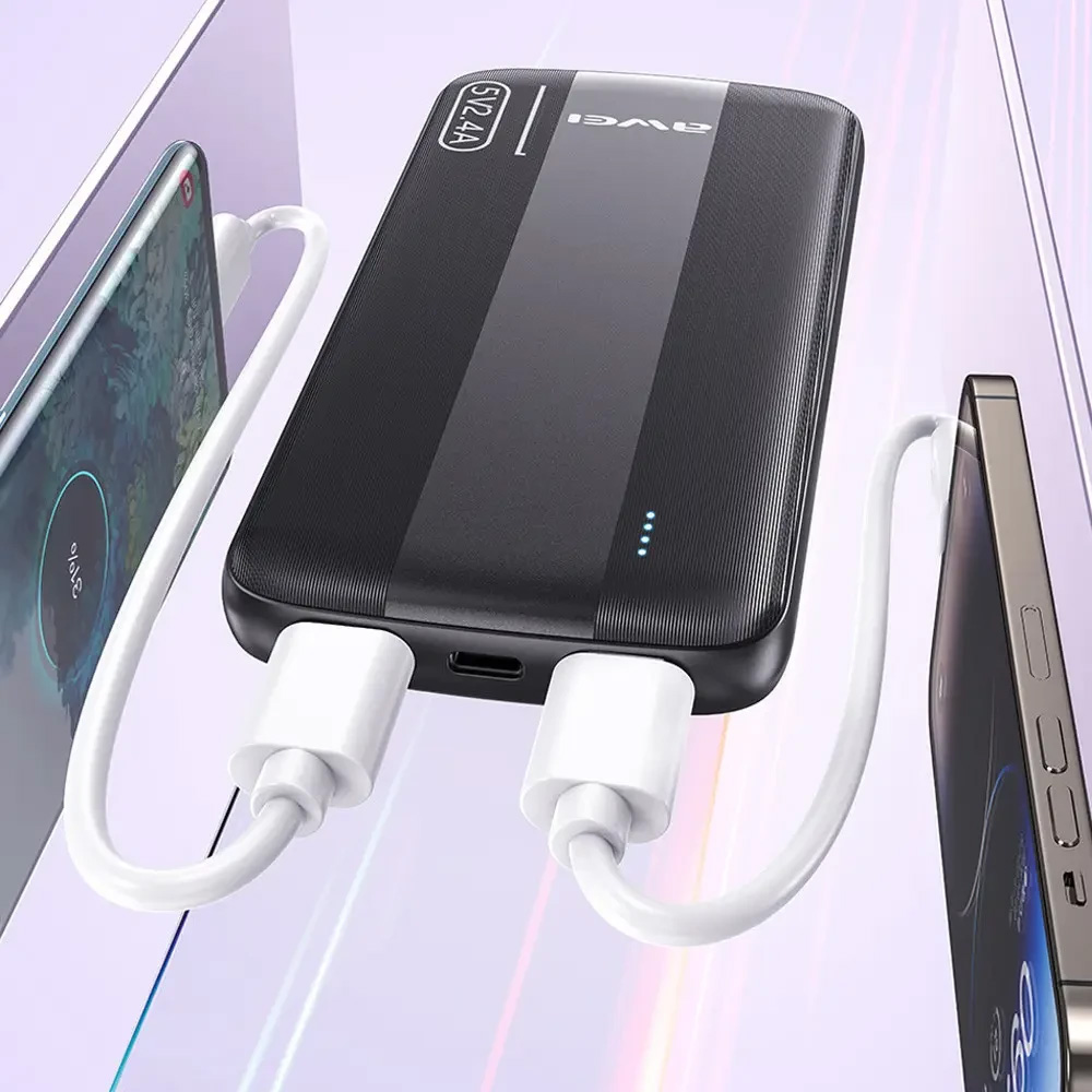 Повербанк AWEI P20K 10000mAh Black