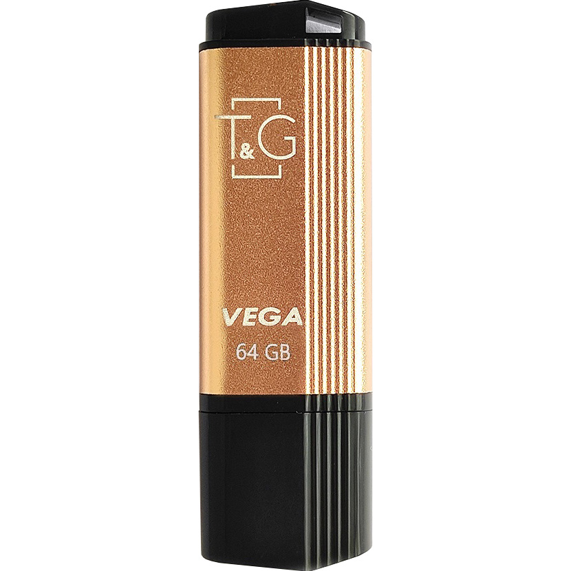 Флешка 64GB T&G 121 Vega Series USB 2.0 Gold (TG121-64GBGD)