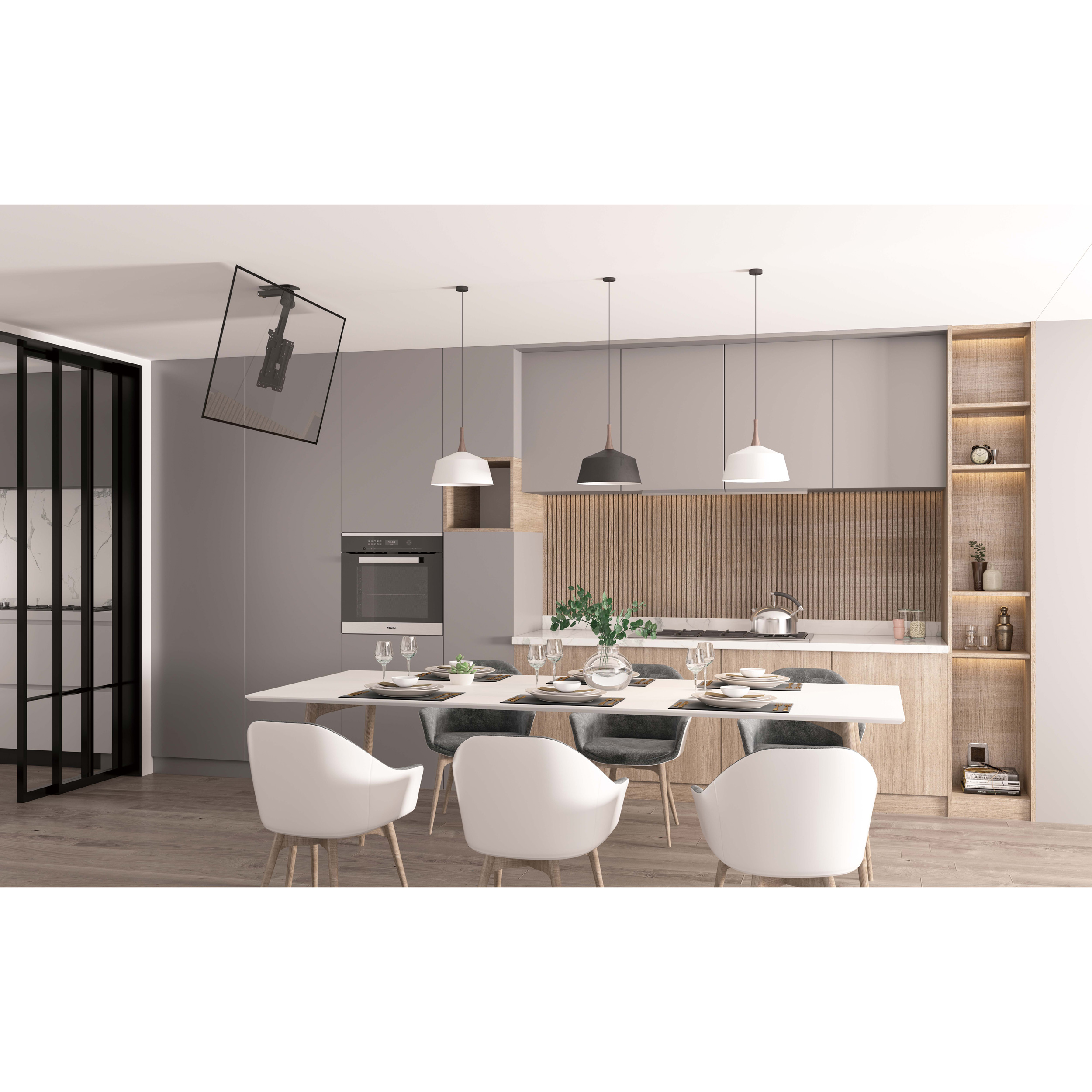 Крепление потолочноедля ТВ GEMBIRD CM-43ST-01 19"-43" Black