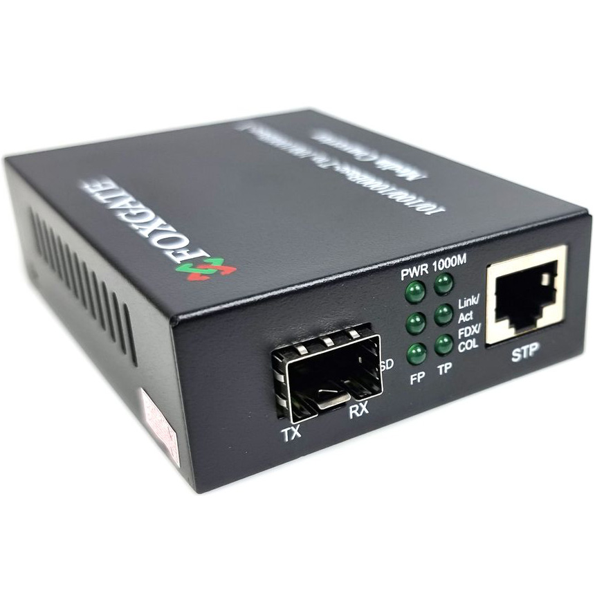Медиаконвертер FOXGATE EC-SFP1000-FE/GE