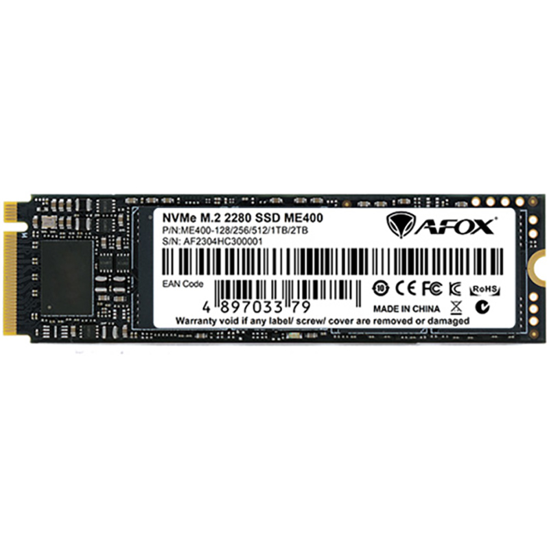 SSD диск AFOX ME400 1TB M.2 NVMe (ME400-1024GQN)