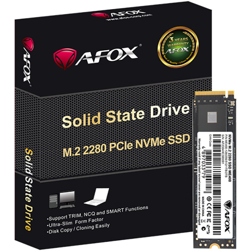 SSD диск AFOX ME400 1TB M.2 NVMe (ME400-1024GQN)