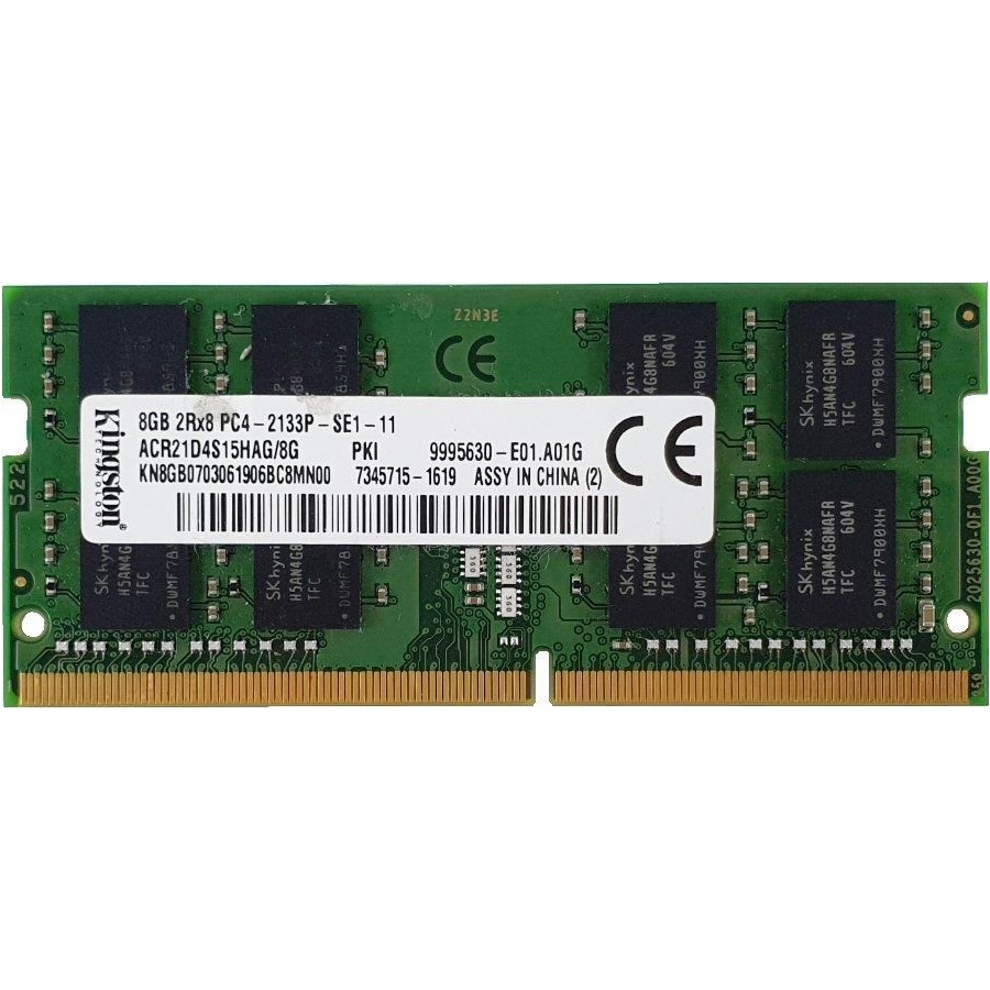 Модуль памяти KINGSTON SO-DIMM DDR4 2133MHz 8GB (9995630-E01.A01G)