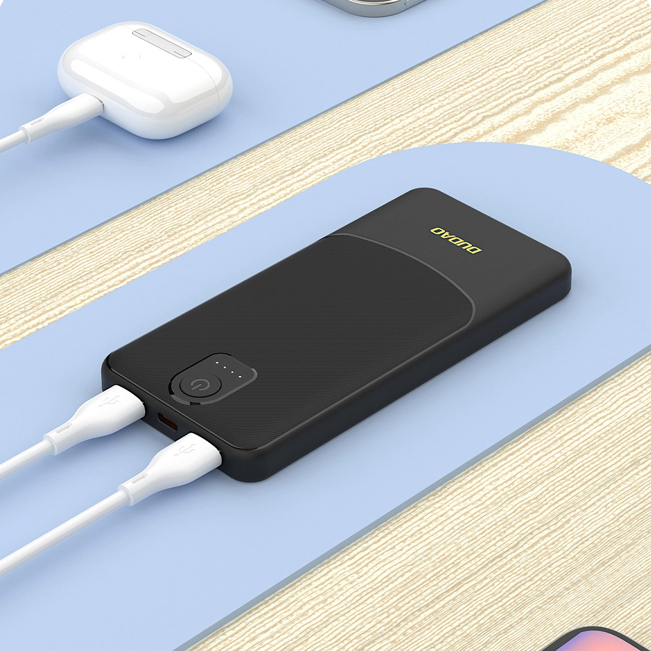 Повербанк DUDAO K10 2xUSB-A 12W 10000mAh (6977196682164)