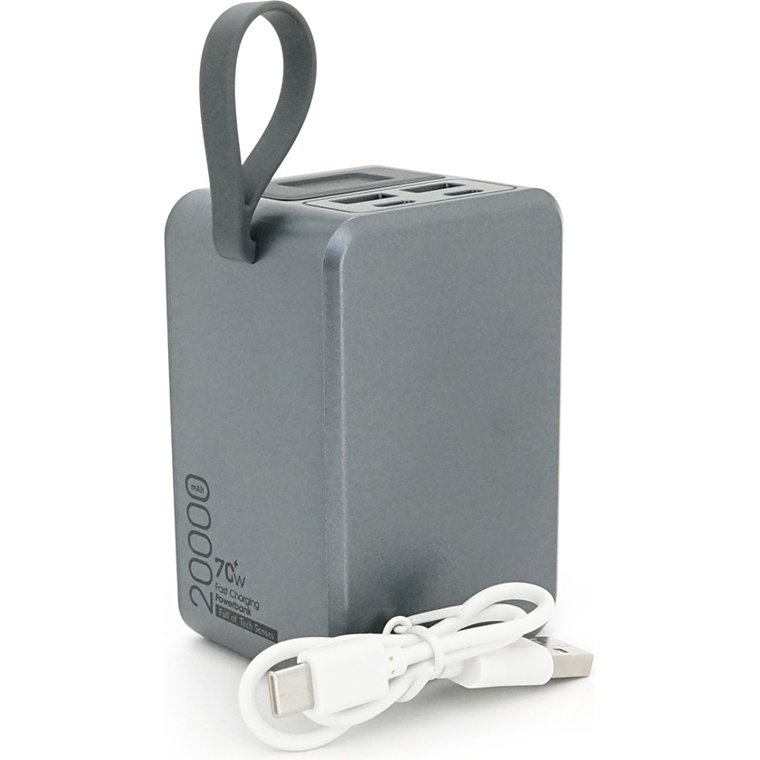 Повербанк FULLTECH FP33 70W 20000mAh Gray
