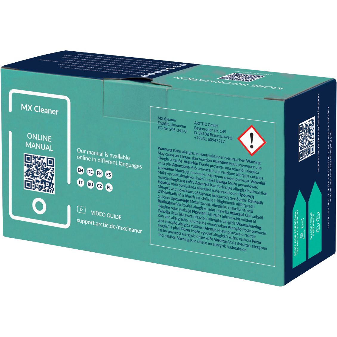Салфетки для удаления термопасты ARCTIC MX Cleaner 40 Pieces (ACTCP00033A)