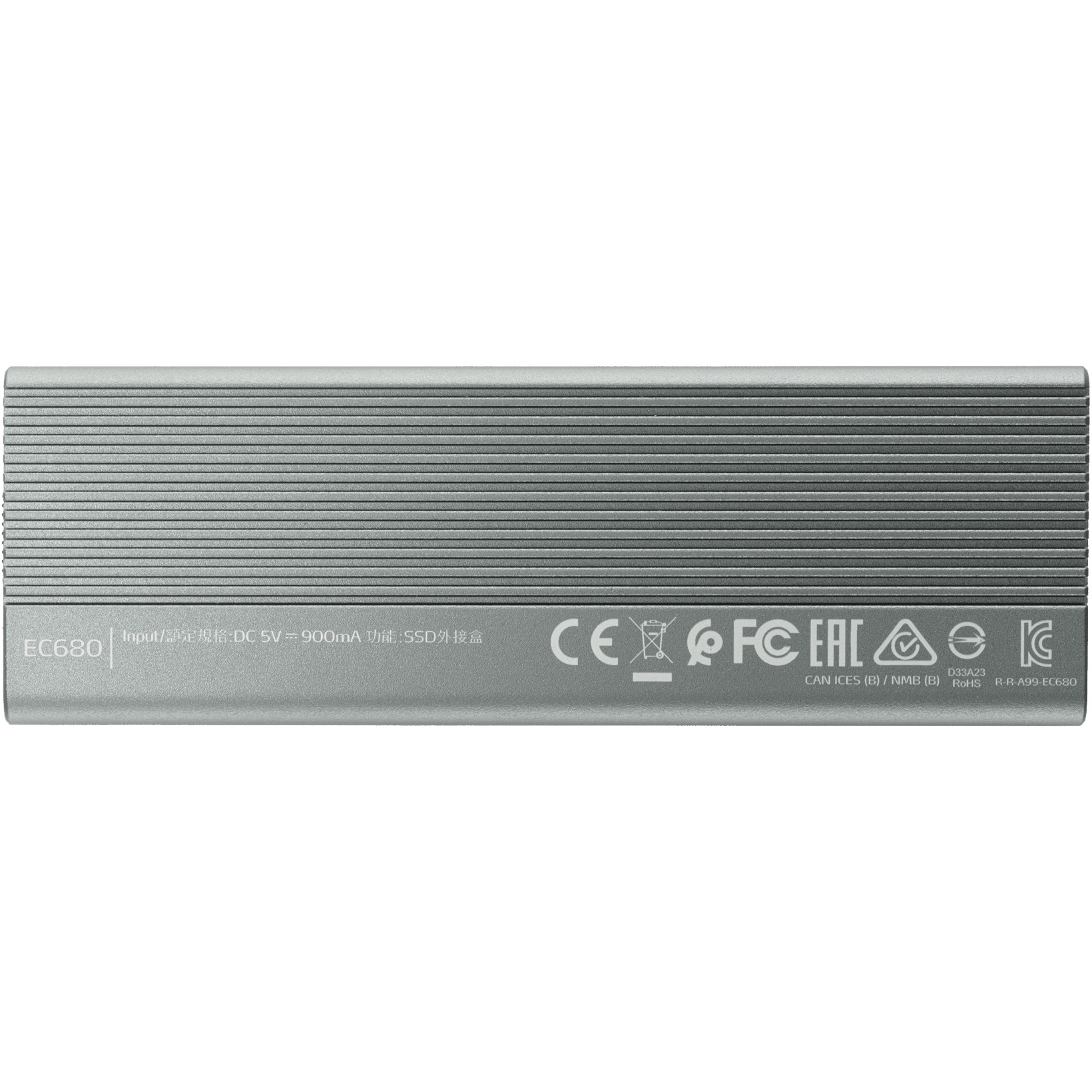 Кишеня зовнішня ADATA EC680 NVMe PCIe M.2 to USB3.2 (EC680-CCGY)