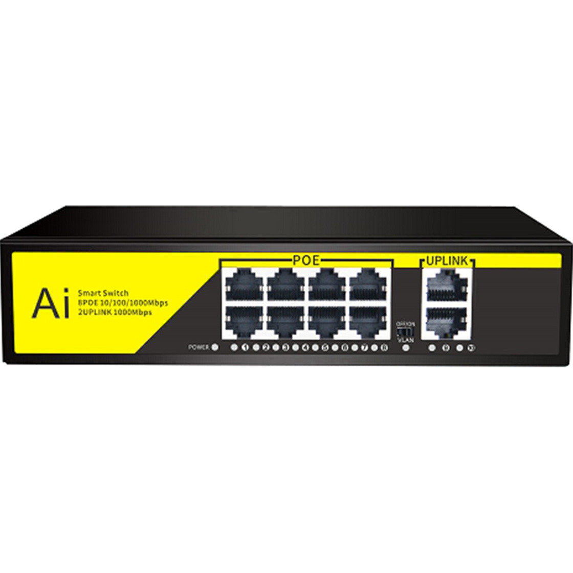 Коммутатор MERLION Ai 8 POE