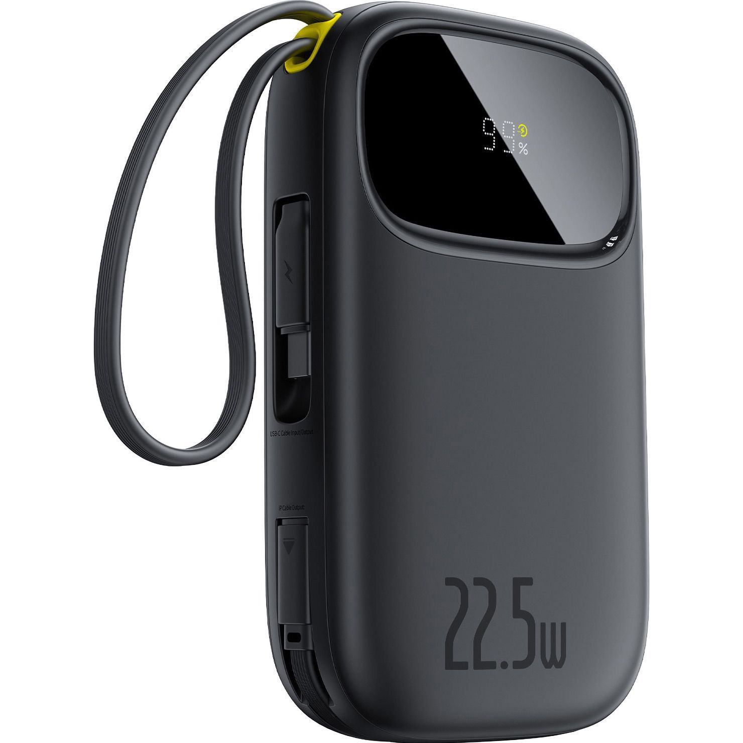 Повербанк BASEUS EnerFill FC31 QPow3 Digital Display with 2 Built-in Cables 22.5W 10000mAh Cosmic Black (P10082106123-00)