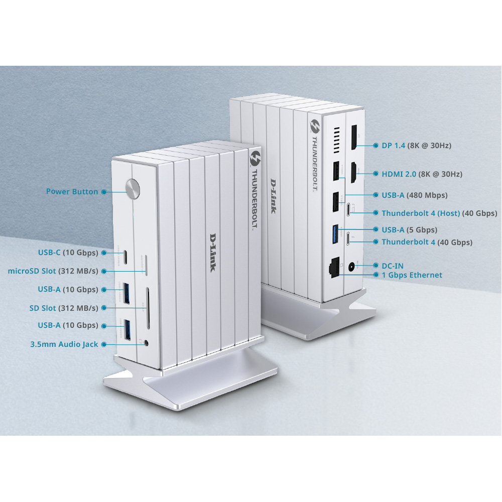 Док-станция D-LINK 14-in-1 Thunderbolt 4 Docking Station