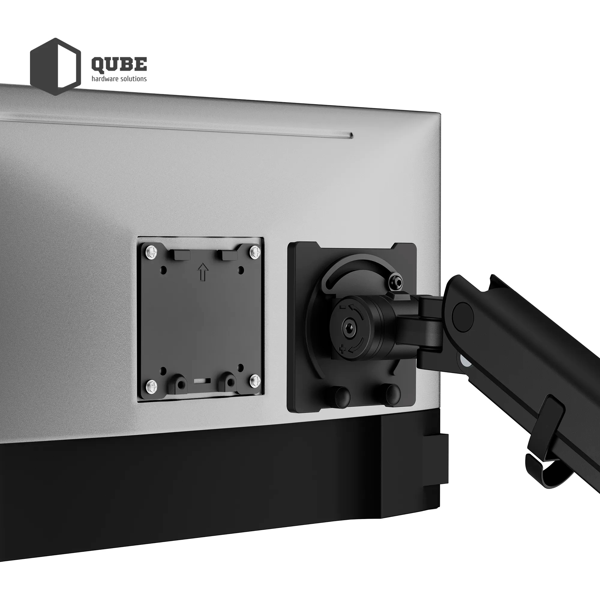 Кріплення настінне для монітора QUBE 5727GB.Wall 24"-57" Black