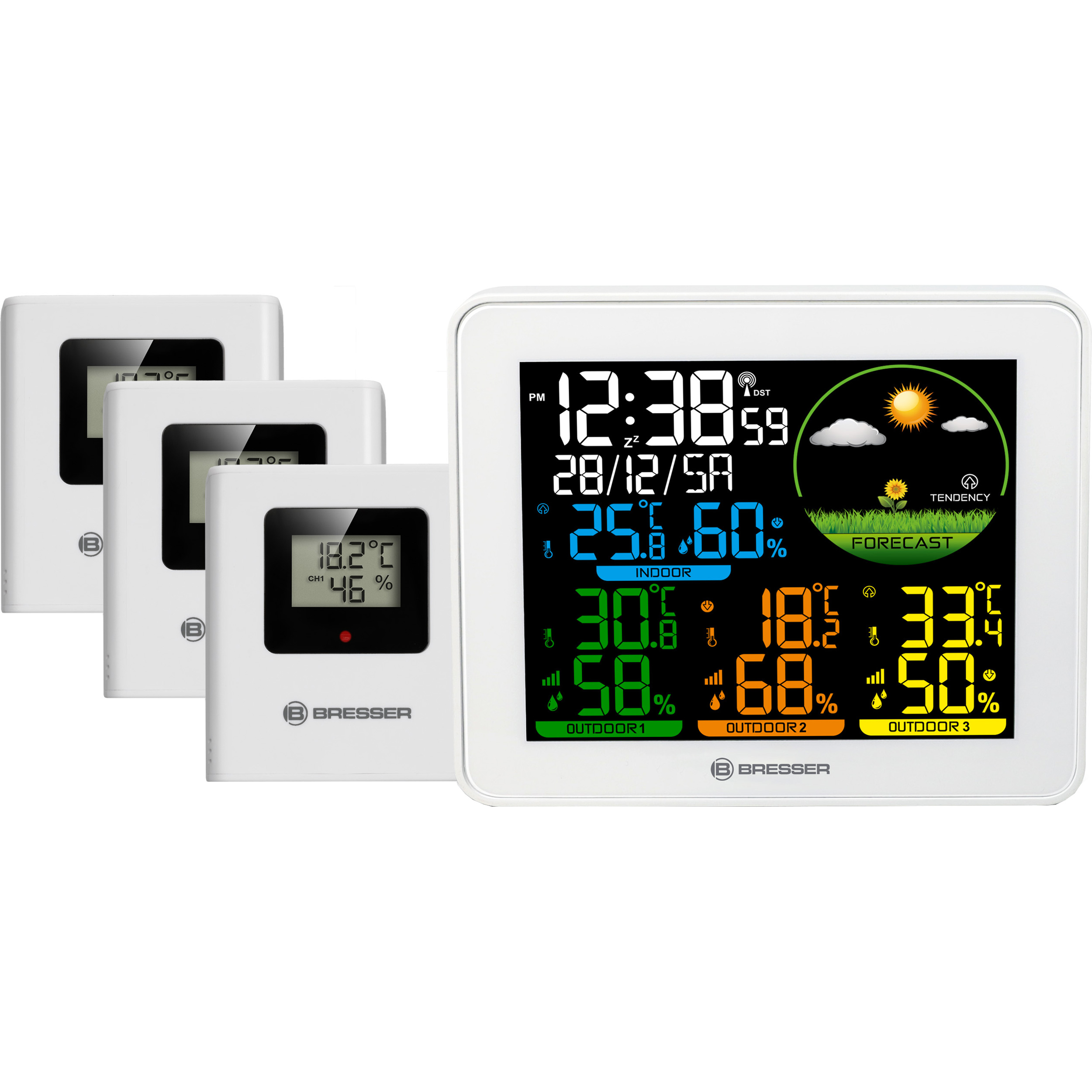 Метеостанція BRESSER Weather Station with 3 Sensors (932127)