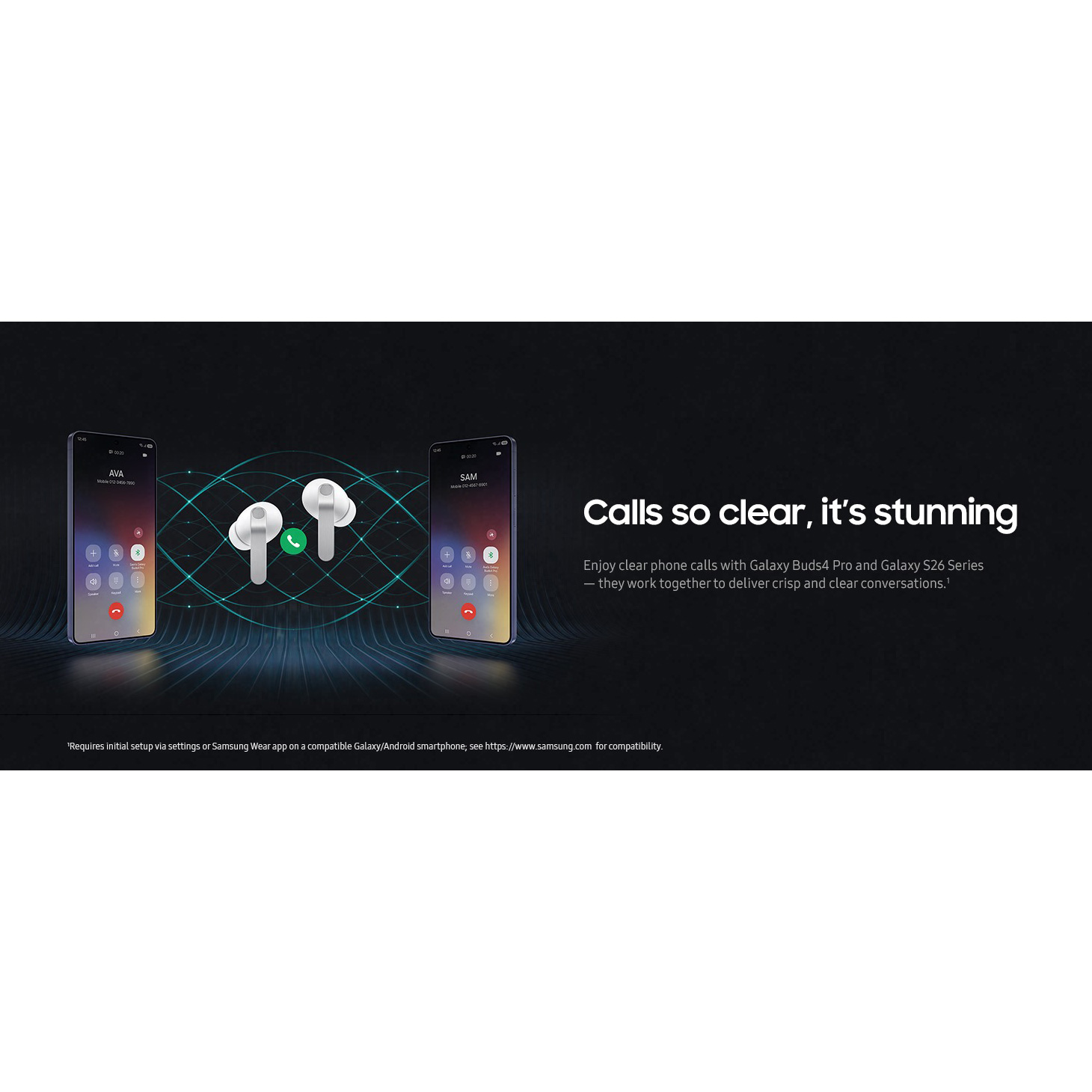 Навушники SAMSUNG Galaxy Buds 4 Pro White (SM-R640NZWASEK)