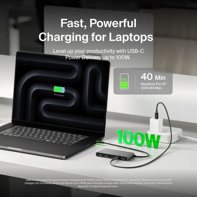 Порт-реплікатор BELKIN USB-C 7-Port Hub with Dual USB-C Ports (AVC023HQSGY)