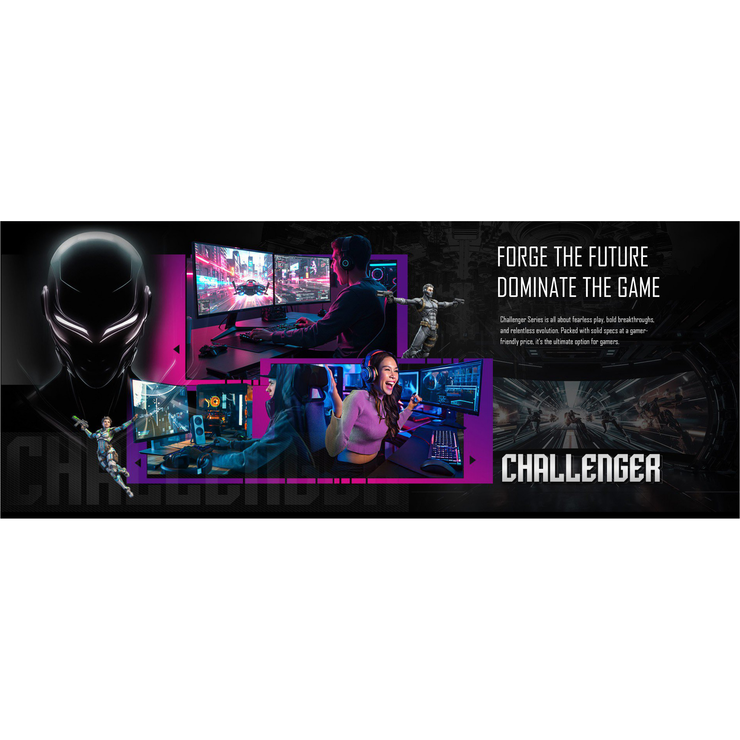 Система водяного охлаждения ASROCK Challenger 360 Digital Black