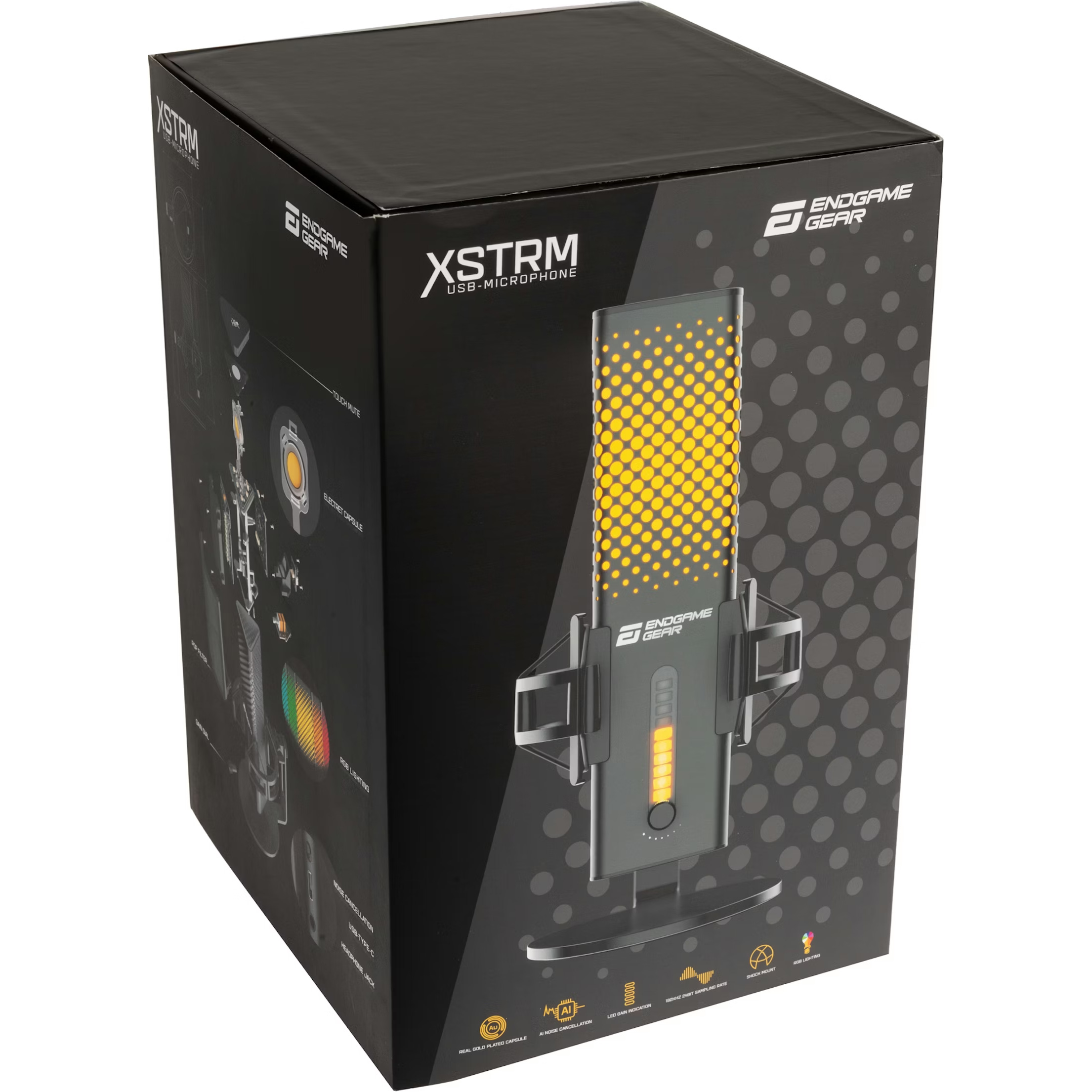 Мікрофон для стримінгу/подкастів ENDGAME GEAR XSTRM Black