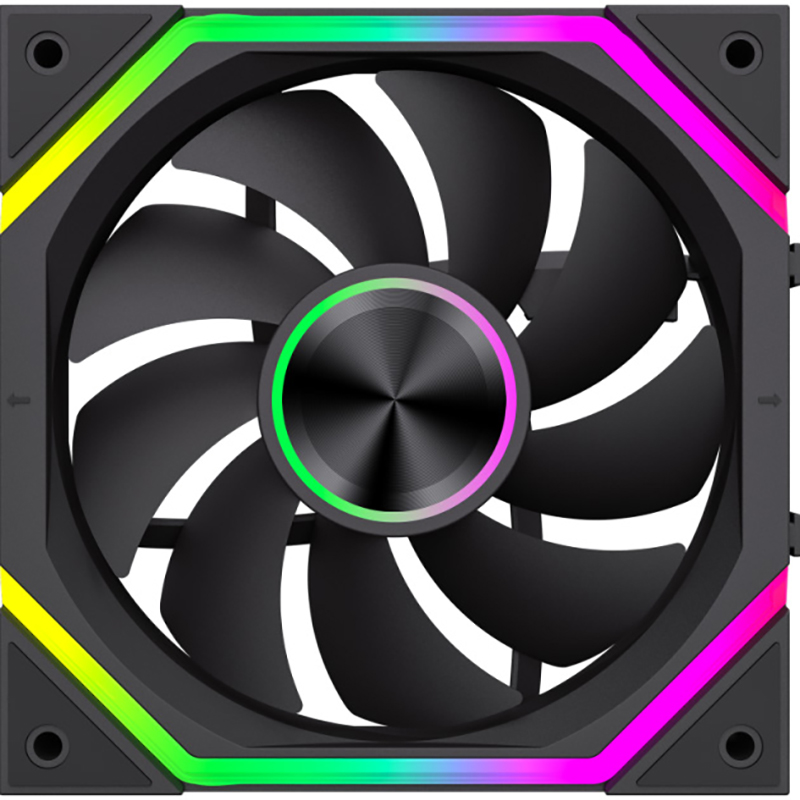 Комплект вентиляторов GAMEMAX FN12A-N2 WL Black 3-Pack