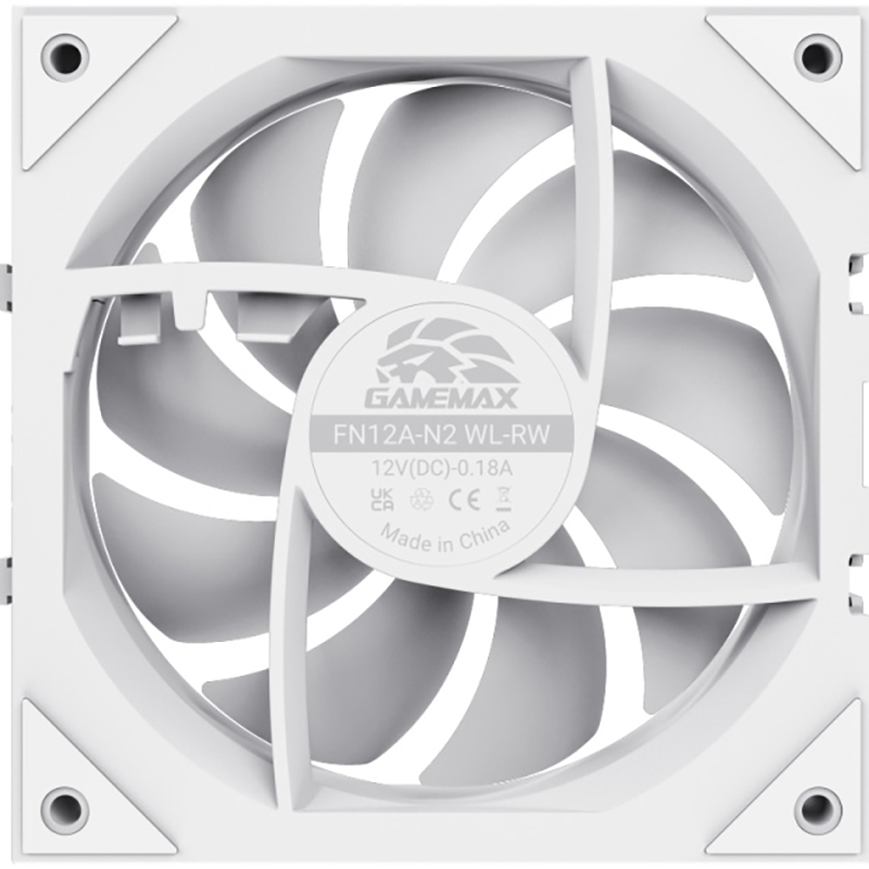 Комплект вентиляторов GAMEMAX FN12A-N2 WL-R Reverse White 3-Pack (FN12A-N2 WL-RW)